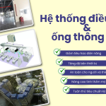 Hệ thống điều hòa công nghiệp và ống thông gió